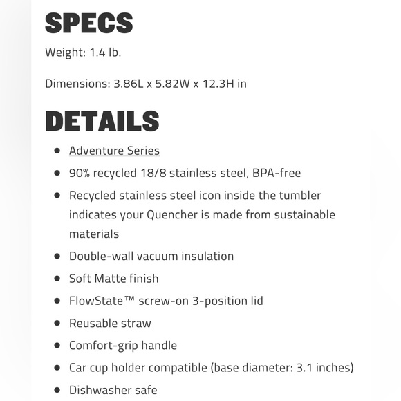 Stanley 40oz Quencher H2.O Flowstate Tumbler (soft matte) - Picture 13 of 13